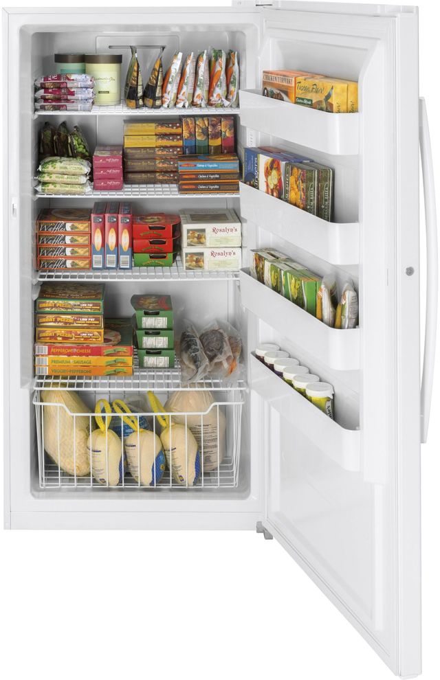 GE® 17.3 Cu. Ft. White Upright Freezer-2