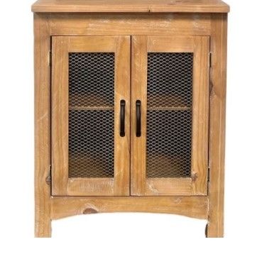 Million Dollar Rustic Native Brown Pier Cabinet-1