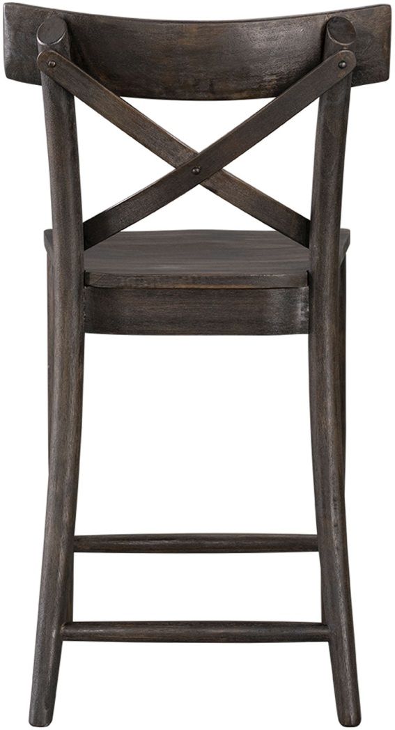 Elements International Coronado Chocolate Counter Stool-3