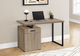 Monarch Specialties Inc. Dark Taupe Computer Desk-2