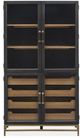 Magnussen Home® Lindon Belgian Wheat Two Tone Dining Cabinet-2
