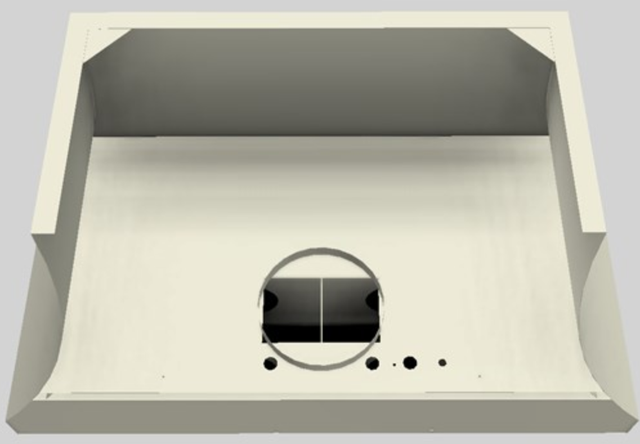 Vent-A-Hood® Designer Series 42" Biscuit Wall Mounted Range Hood-2