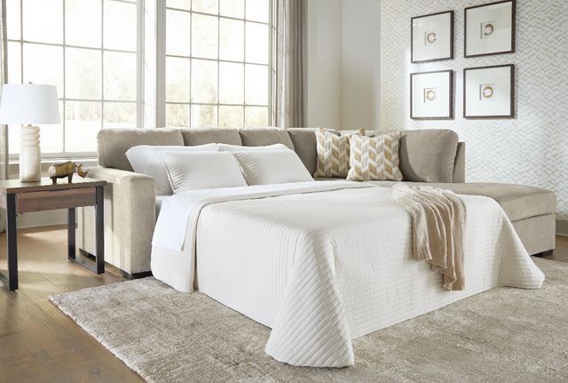 Signature Design by Ashley® Bridgepoint 2-Piece Stone Sleeper Sectional and Chaise-1