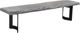 Moe's Home Collection Bent Light Grey Extra Small Bench-0