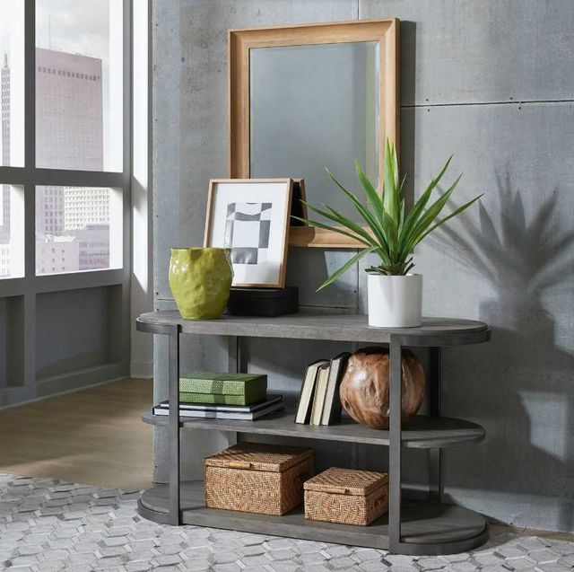 Liberty Furniture Modern View Gauntlet Gray Sofa Table-1