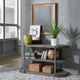 Liberty Furniture Modern View Gauntlet Gray Sofa Table-1