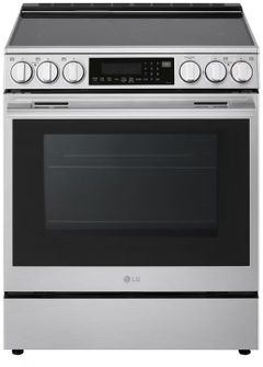 LG 30" PrintProof™ Stainless Steel Smart Wi-Fi Enabled Slide In Electric Range Air Sous Vide and Air Fry