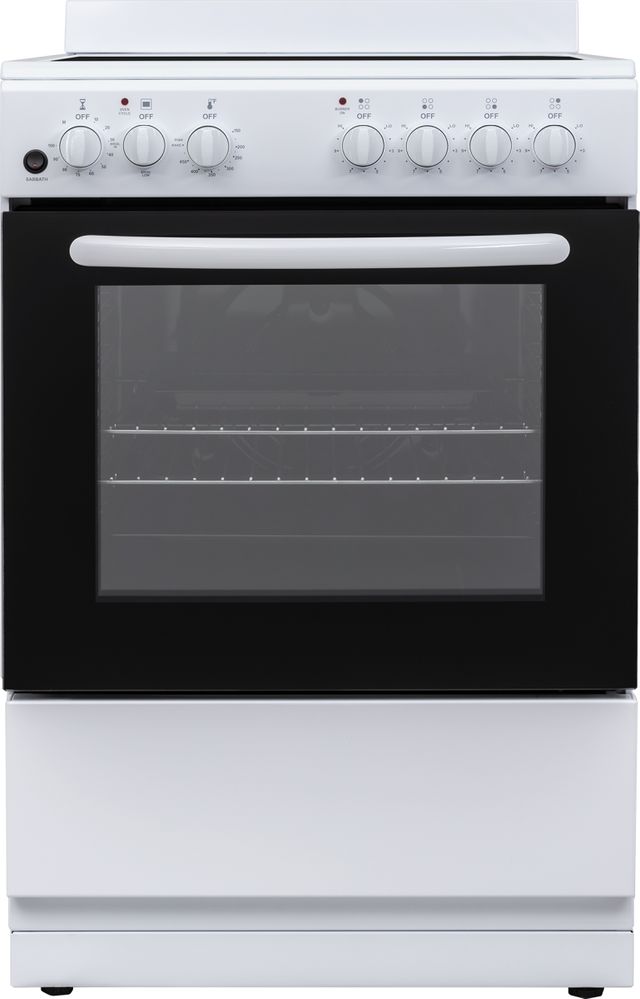 Element® 24" White Freestanding Electric Range-0