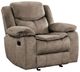 Homelegance® Bastrop Brown Manual Glider Reclining Chair-0