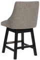Signature Design by Ashley® Neymorton Brown/Dark Gray Swivel Bar Stool-4