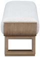 Michael Amini® West Kensington Sea Salt Caramel Bench-1