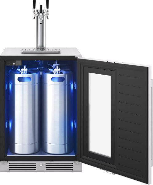 Zephyr Presrv™ 24" Stainless Steel Kegerator & Beverage Cooler-7