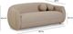TOV Furniture Judy Taupe Boucle Sofa-2
