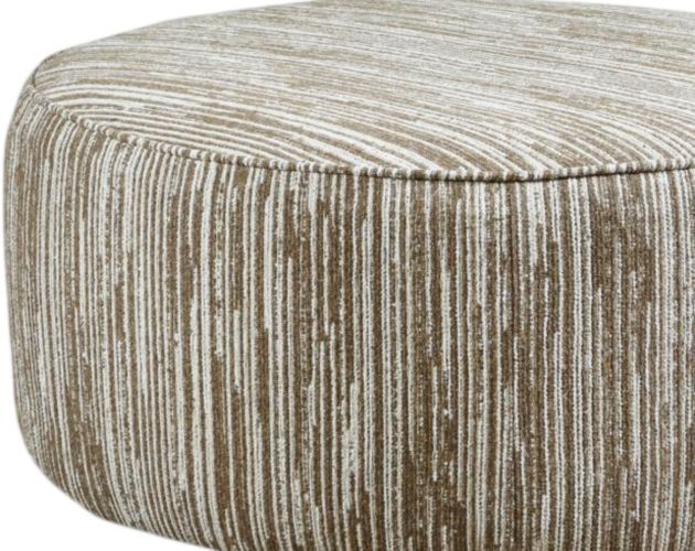 Fusion Furniture Sandbar Sage Ciao Burlap Cocktail Ottoman-1