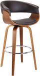 Armen Living Julyssa Brown/Walnut Bar Stool-0