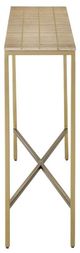 Currey & Company Dezi Natural Console Table with Brass Base-2