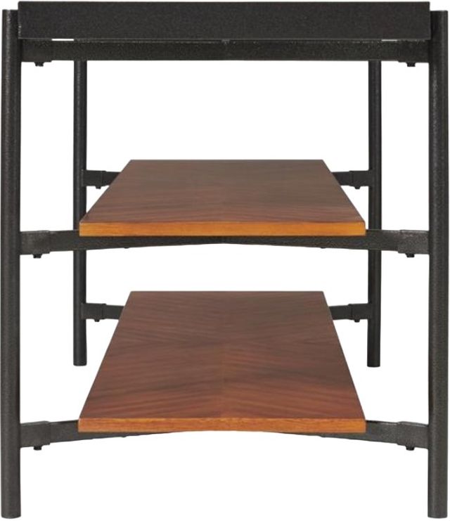 Riverside Furniture Lennox Black/Rosewood Entertainment Console-2