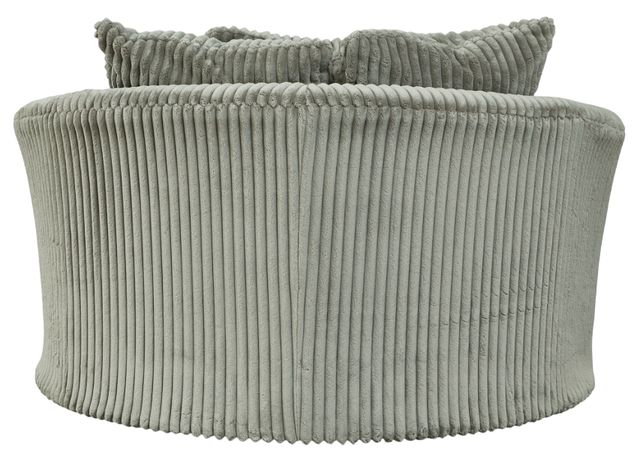 Signature Design by Ashley® Lindyn Fog Oversized Swivel Accent Chair-2