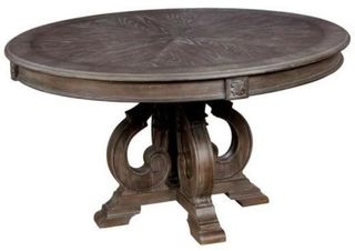 Furniture of America® Arcadia Rustic Natural Tone Round 60" Dining Table