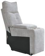 Mazin Furniture Tesoro Mist Gray Console With Cupholders-1