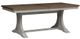 Liberty Furniture Farmhouse Reimagined Chestnut Trestle Table with Antique White Base-2
