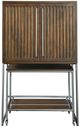 Howard Miller® Medium Brown Cart Wine and Bar Cabinet-2