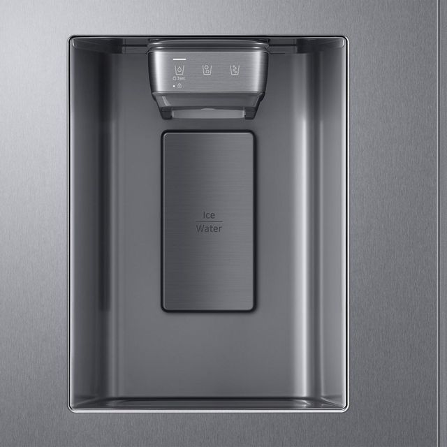 Samsung Bespoke AI 36" 27.4 Cu. Ft. Fingerprint Resistant Stainless Steel Side-by-Side Refrigerator with Sphere Ice™-3