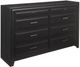 Mazin Furniture Cordelia Espresso Dresser-1