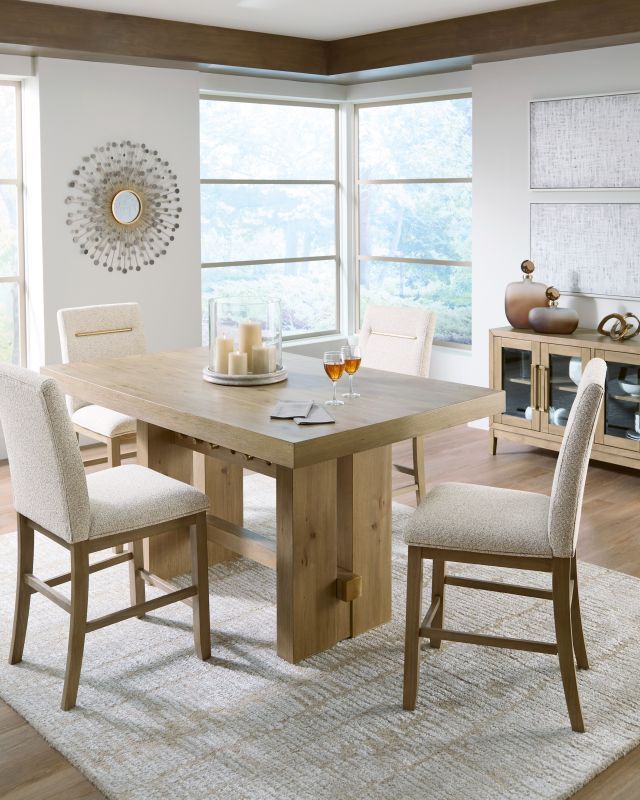 Signature Design by Ashley® Lasinger Light Brown Rectangle Counter Table-1
