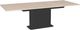 Amisco Customizable Lucarelli 96" Rectangular Extendable Table with 1" White Oak Veneer and 1 Leaf-1