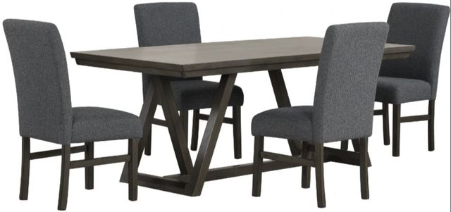 New Classic® Home Furnishings High Line 5-Piece Brown/Gray Dining Set-0