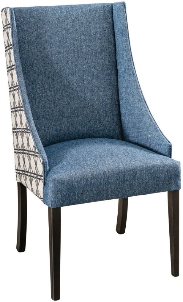 Urban Collections by Yutzy Woodworking Bristow Black/Blue/White Office Chair-0