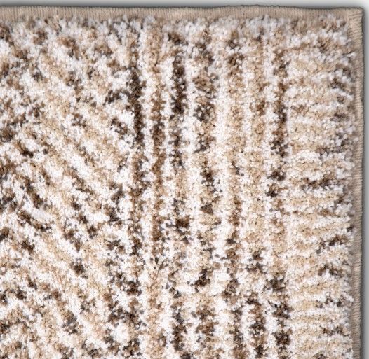 Orian Cloud 19 African Cloth Beige 5'x8' Area Rug-1