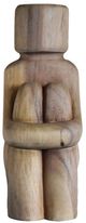 Dovetail Furniture Home Decor Natural Wood Sculpture-1