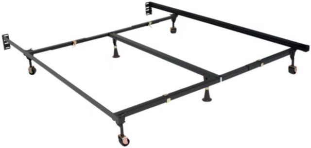 Home By Hollywood Clamp Style Carbon Steel Twin/Full/Queen/California King/Eastern King Bed Frame with Center Support-0