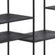 Dovetail Furniture Daren Black Bookcase-3