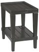 England Furniture Oliver Black Rectangular Chairside Table-0