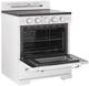 Unique® Appliances Classic Retro 30" Marshmallow White Freestanding Electric Range-4