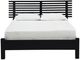 Signature Design by Ashley® Danziar Black Queen Slat Panel Bed with Low Footboard-2