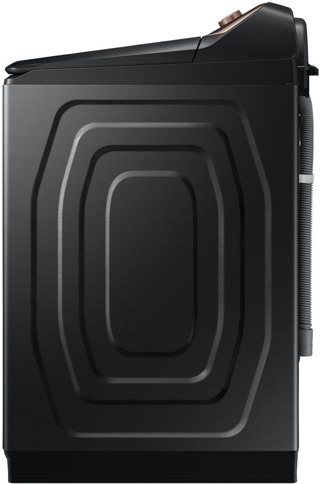 Samsung® 7550 Series 6.2 Cu. Ft. Black Stainless Steel Agitator Top Load Washer with Auto Dispense System-2