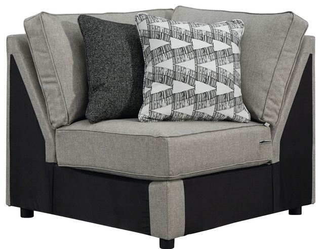 Benchcraft® Marsing Nuvella® 4-Piece Slate Right-Arm Facing Loveseat Sectional and Chaise-3