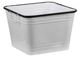 A & B Home Glossy White 14" Square Basket-0