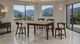 Furniture of America® Mersin 5-Piece Beige/Rich Walnut Counter Table Set-1