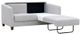 Luonto® Furniture Monika Gray Full Loveseat Sleeper-1