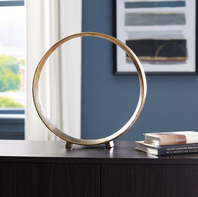 Signature Design by Ashley® Ryandale 2-Piece Antique Brass 12" Sculpture Set-2