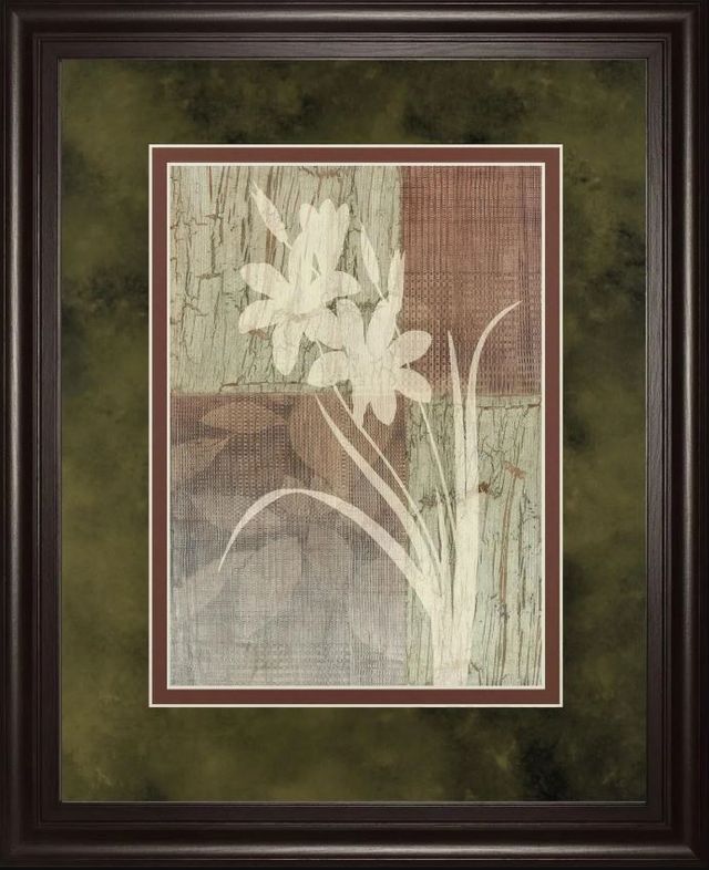 Classy Art Lily Silhouette By Various Framed Print Wall Art-1