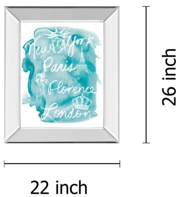 Classy Living Lottie Fontaine Sightseeing I Wall Art-2
