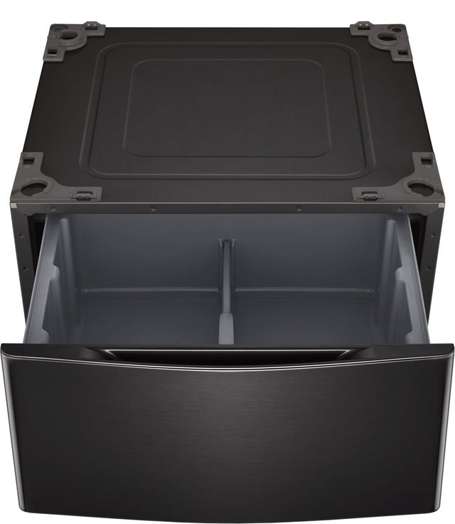 LG 29" W x 14" H Black Steel Laundry Pedestal-1