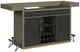 Elements International Jemma Dark Espresso/Gray Bar Table-0