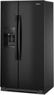 Whirlpool® 36" 20.9 Cu. Ft. Black Counter Depth Side by Side Refrigerator-3